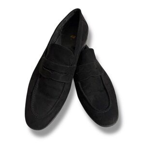 H&M Men's Classic Black Slip-On Loafers Size 9